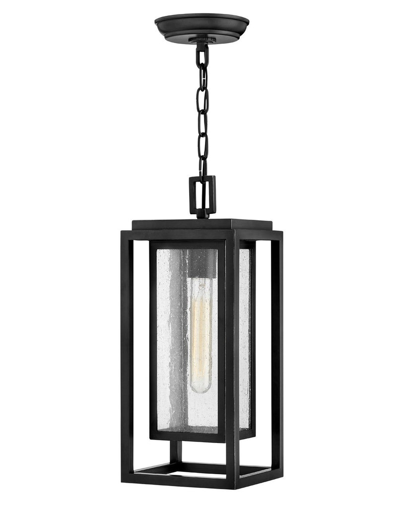 Buy the Republic LED Hanging Lantern in Black by Hinkley ( SKU# 1002BK-LL )