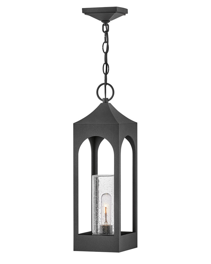 Buy the Amina LED Hanging Lantern in Distressed Zinc by Hinkley ( SKU# 18082DSZ )