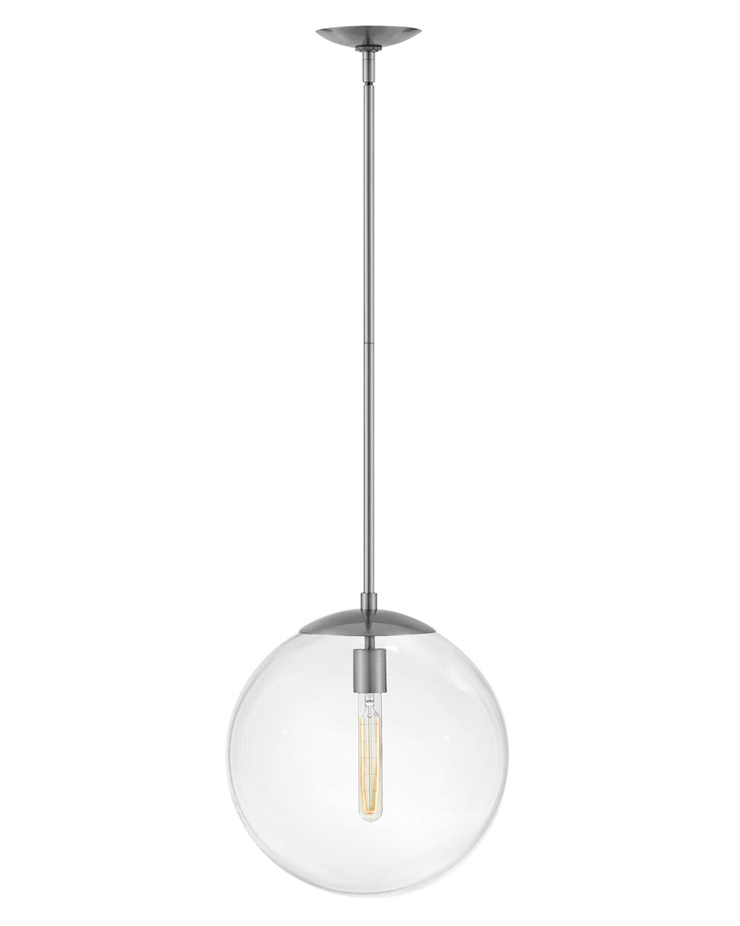 Buy the Warby LED Pendant in Polished Antique Nickel by Hinkley ( SKU# 3744PL )