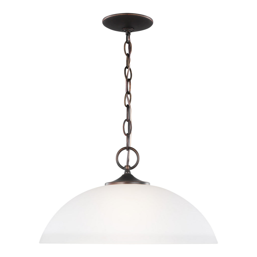 Buy the Geary One Light Pendant in Bronze by Generation Lighting. ( SKU# 6516501EN3-710 )