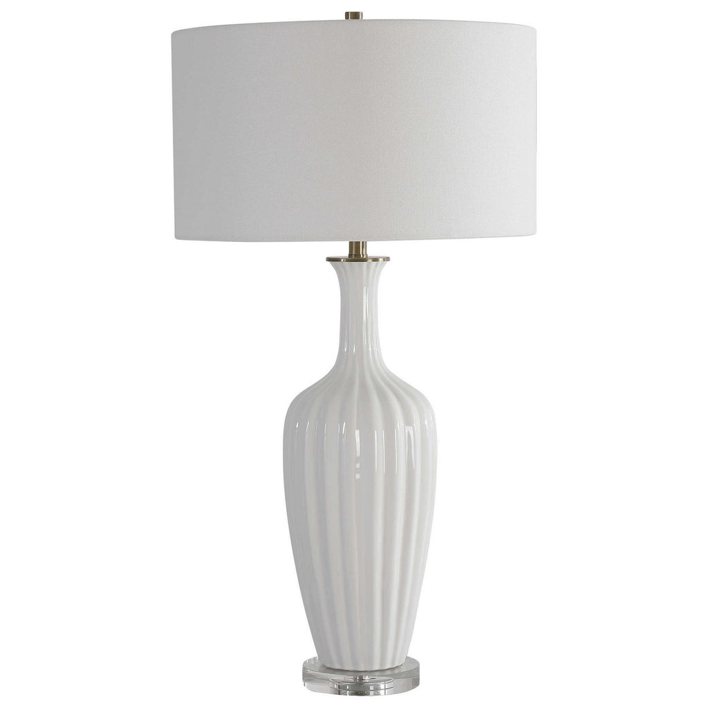 Strauss One Light Table Lamp in Brushed Brass by Uttermost ( SKU# 28374-1 )