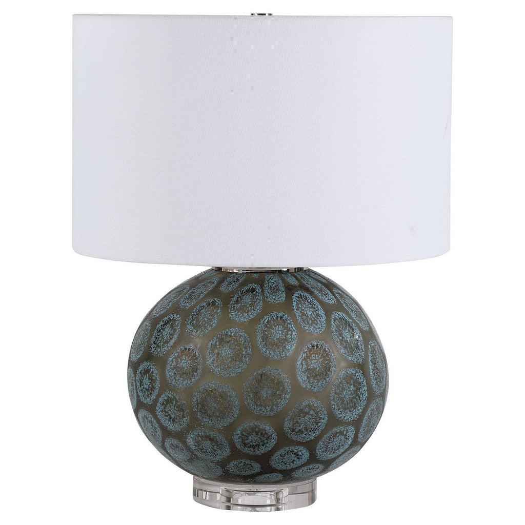 Agate One Light Table Lamp in Polished Nickel by Uttermost ( SKU# 28434-1 )