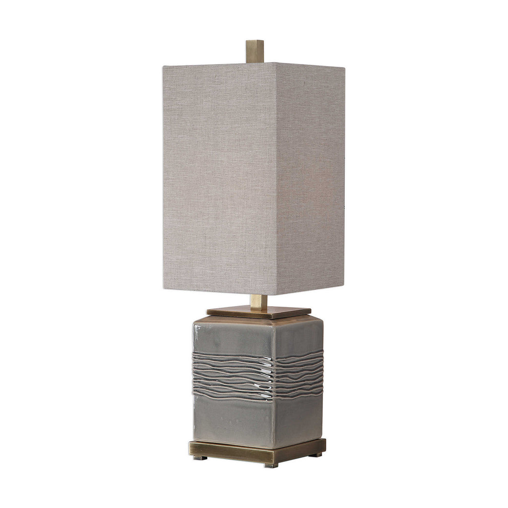 Covey One Light Buffet Lamp in Antique Brass by Uttermost ( SKU# 29680-1 )