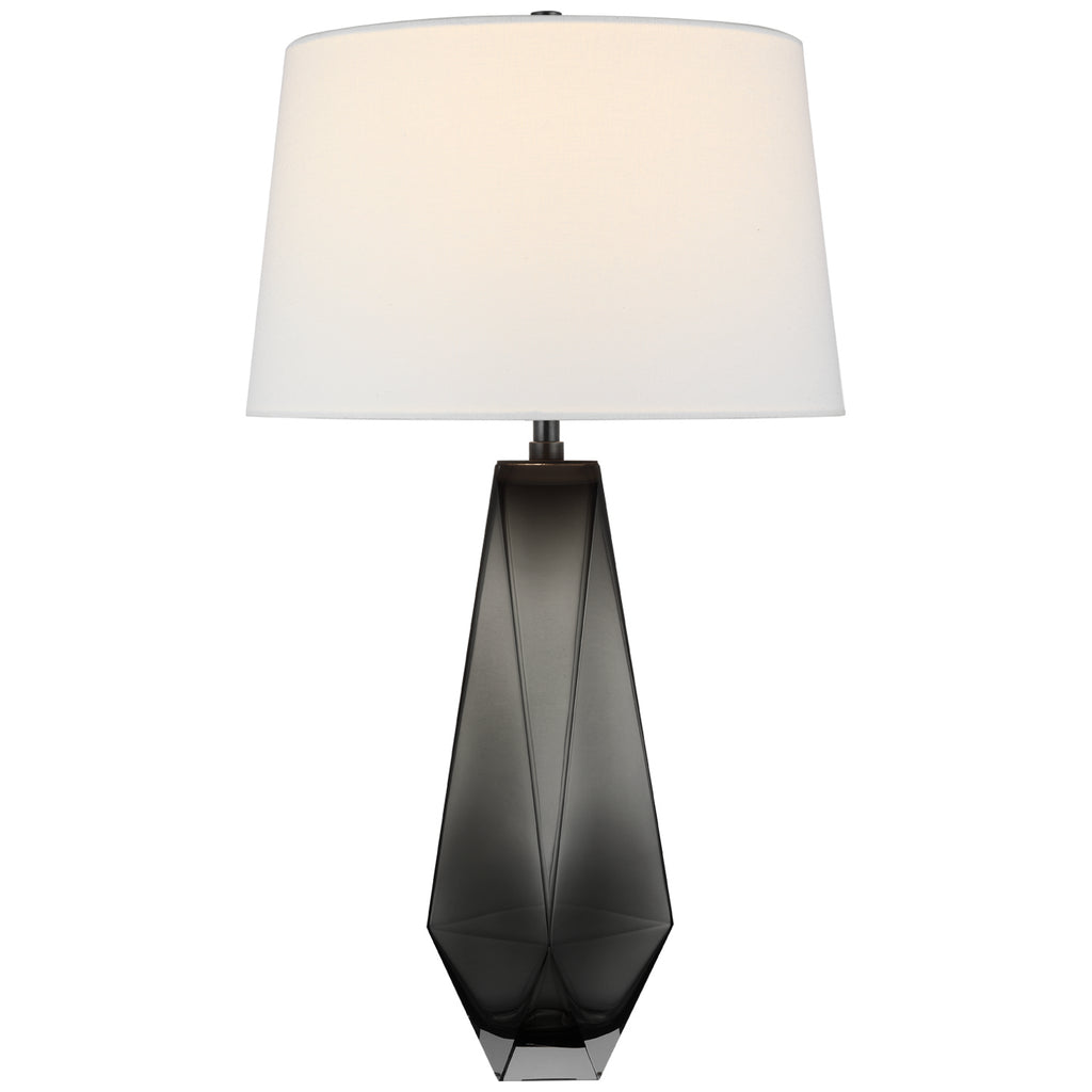 Buy the Gemma LED Table Lamp in Smoked Glass by Visual Comfort Signature ( SKU# CHA 8438SMG-L )