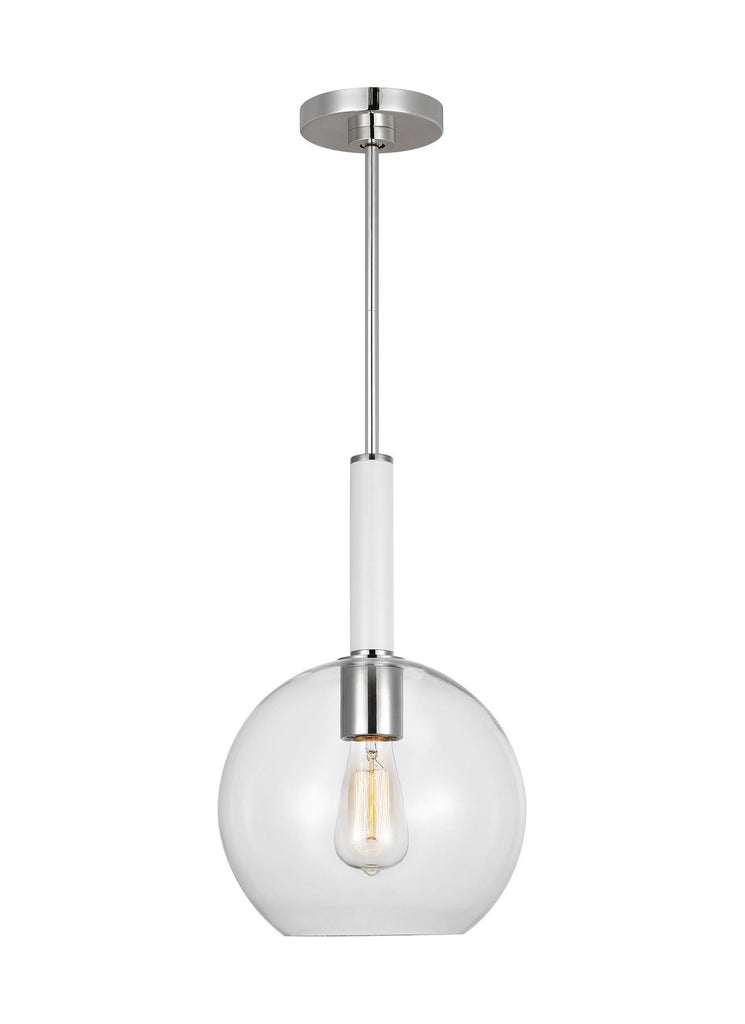 Buy the Monroe One Light Pendant in Polished Nickel by Visual Comfort Studio ( SKU# KSP1061PNGW )