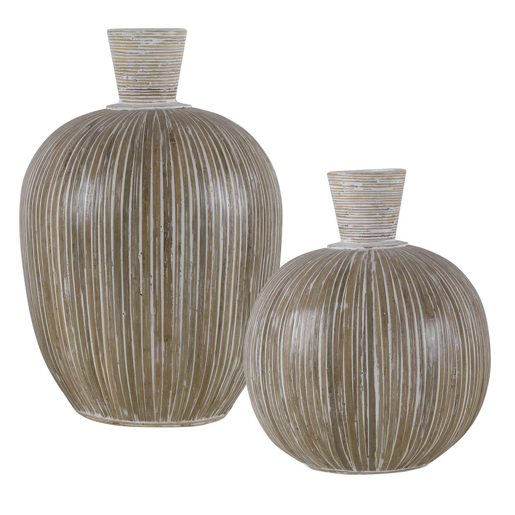 Islander Vases, S/2 in White by Uttermost ( SKU# 17990 )