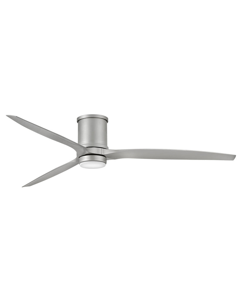 Buy the Hover Flush 72``Ceiling Fan in Brushed Nickel by Hinkley ( SKU# 900872FBN-LWD )