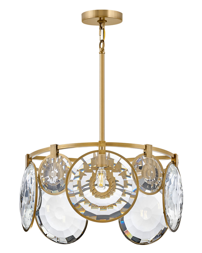 Buy the Nala LED Pendant in Heritage Brass by Fredrick Ramond ( SKU# FR31263HBR )