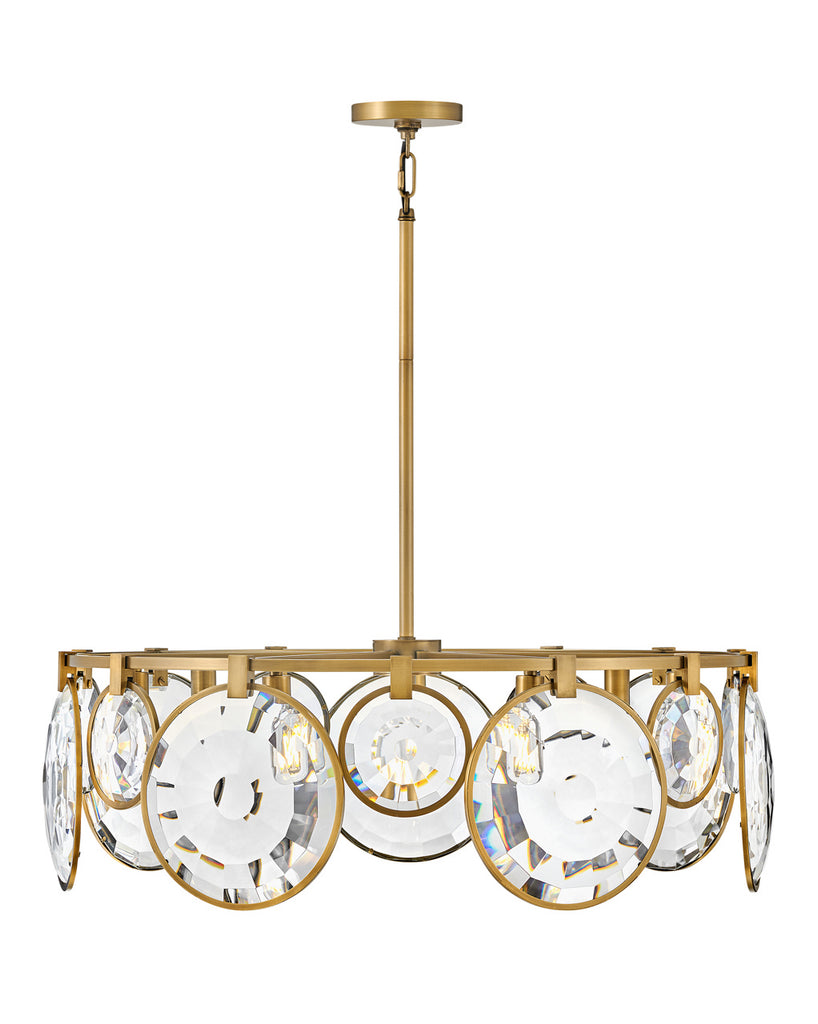 Buy the Nala LED Pendant in Heritage Brass by Fredrick Ramond ( SKU# FR31265HBR )