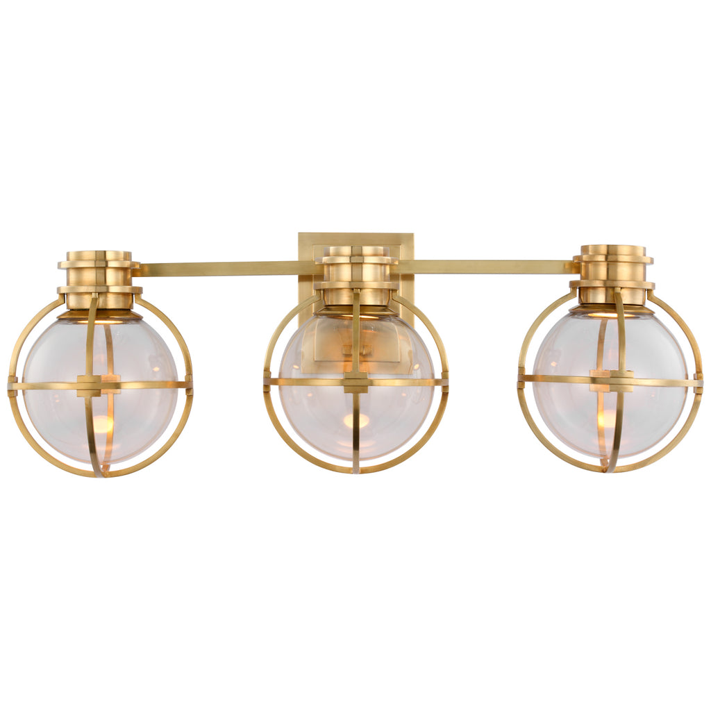 Buy the Gracie LED Wall Sconce in Antique-Burnished Brass by Visual Comfort Signature ( SKU# CHD 2483AB-CG )
