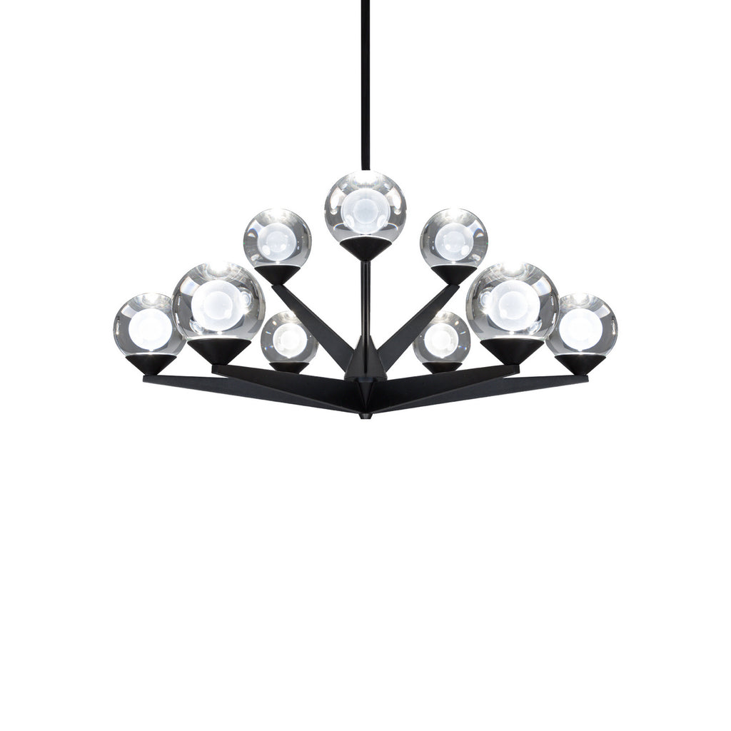 Buy the Double Bubble LED Chandelier in Black by Modern Forms ( SKU# PD-82027-BK )