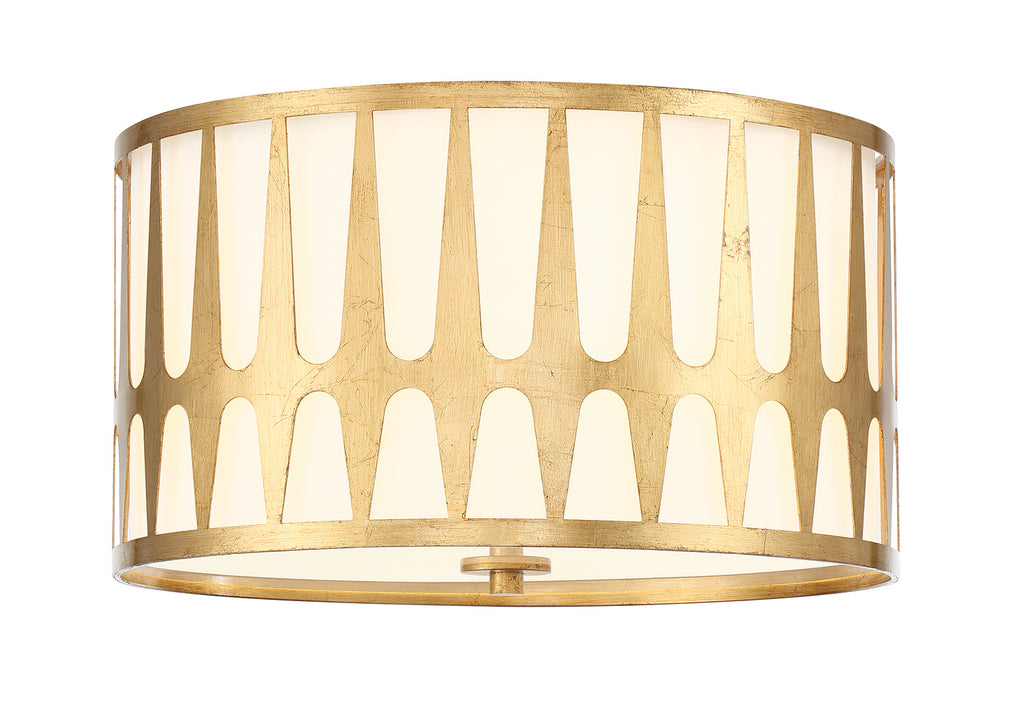 Buy the Royston Three Light Ceiling Mount in Antique Gold by Crystorama ( SKU# ROY-800-GA )