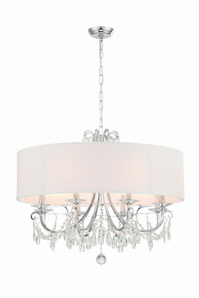 Buy the Othello Eight Light Chandelier in Polished Chrome by Crystorama ( SKU# 6628-CH-CL-MWP )