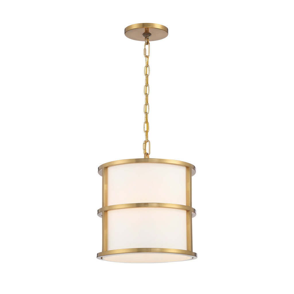 Buy the Hulton Three Light Pendant in Luxe Gold by Crystorama ( SKU# 9593-LG )
