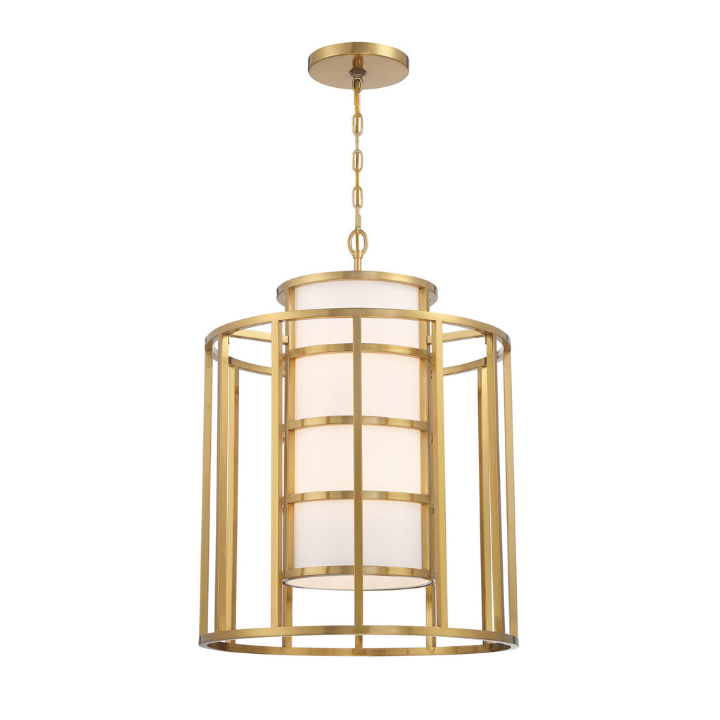 Buy the Hulton Six Light Chandelier in Luxe Gold by Crystorama ( SKU# 9597-LG )