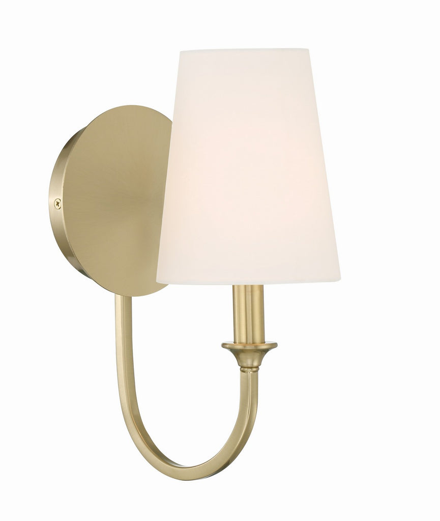 Buy the Payton One Light Wall Mount in Vibrant Gold by Crystorama ( SKU# PAY-921-VG )