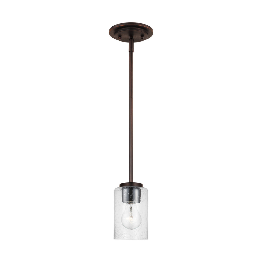 Buy the Oslo One Light Mini-Pendant in Bronze by Generation Lighting. ( SKU# 61170-710 )
