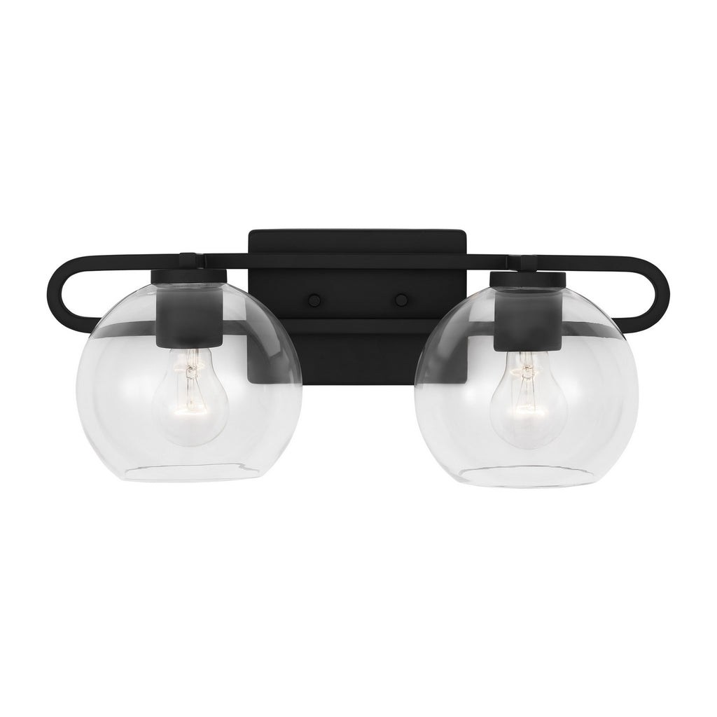 Buy the Codyn Two Light Bath Vanity in Midnight Black by Visual Comfort Studio ( SKU# 4455702-112 )