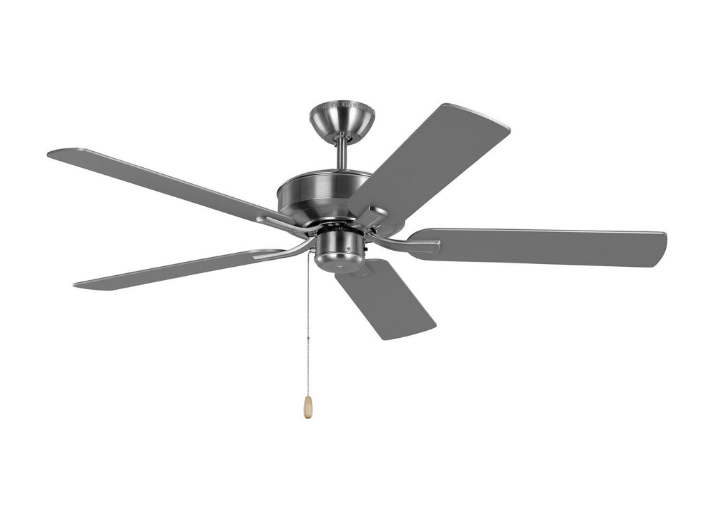 Buy the Linden 52 52'' Ceiling Fan in Brushed Steel by Generation Lighting. ( SKU# 5LD52BS )