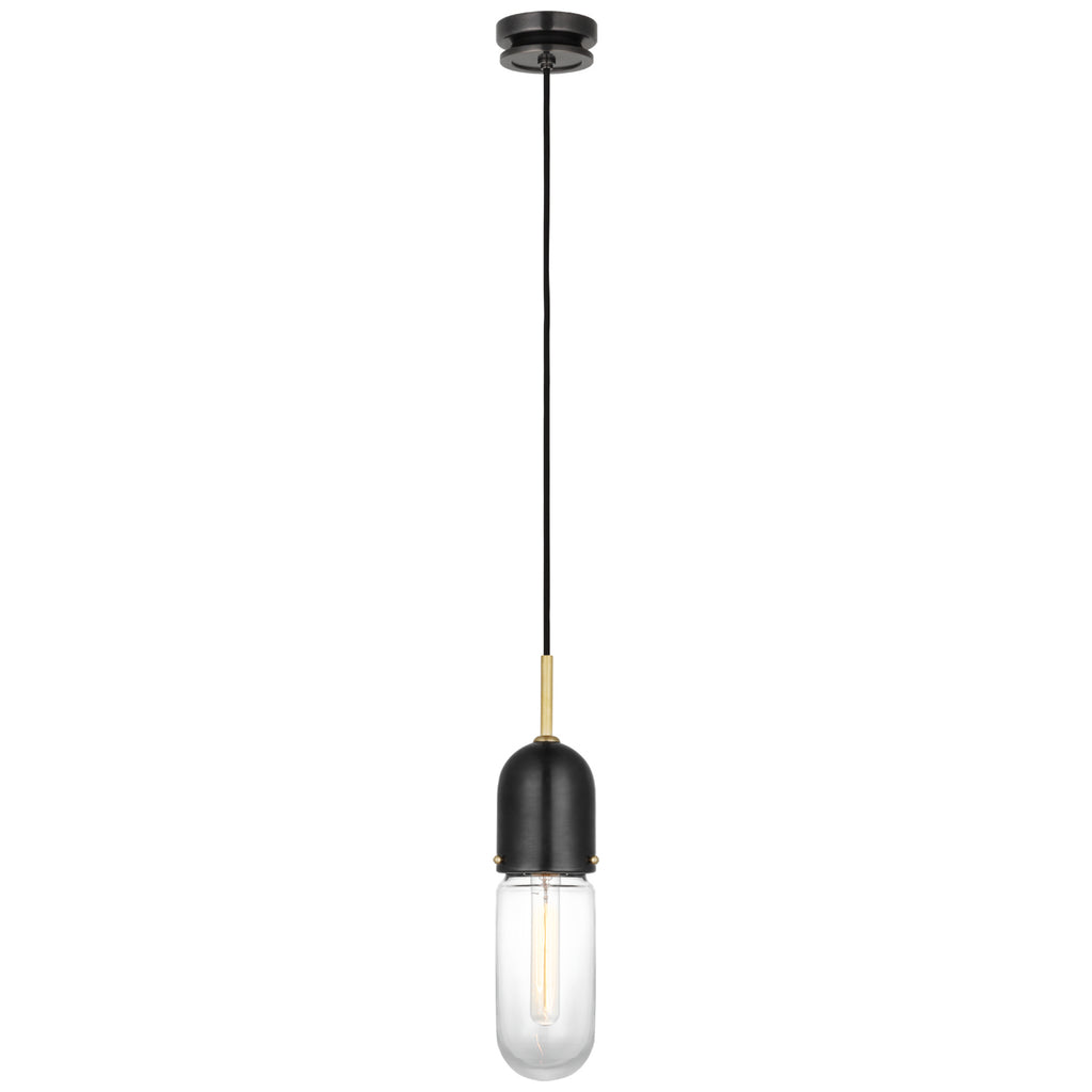 Buy the Junio LED Pendant in Bronze And Brass by Visual Comfort Signature ( SKU# TOB 5645BZ/HAB-CG-1 )