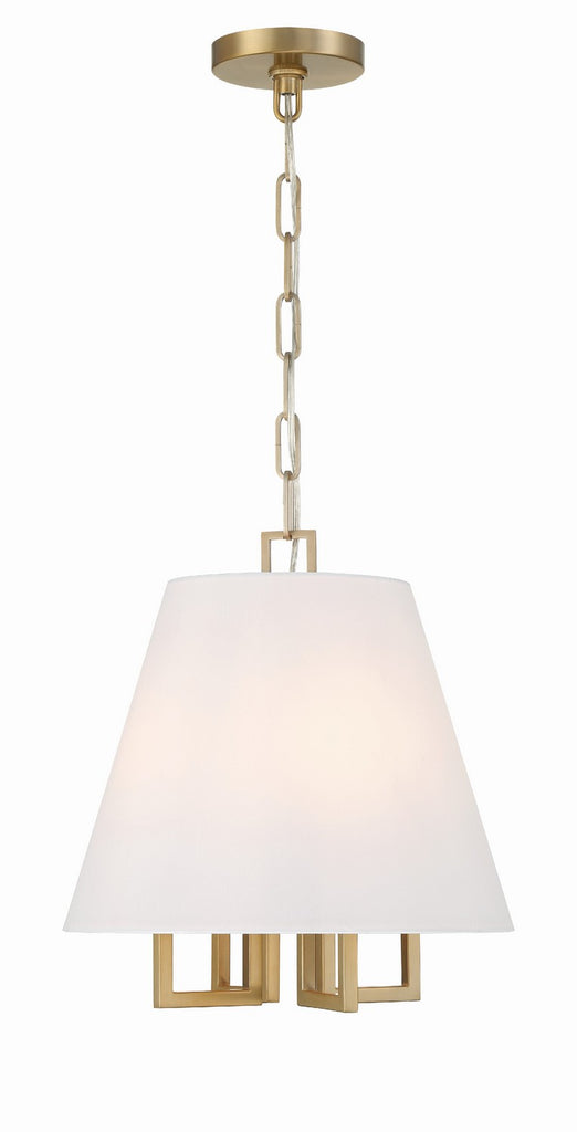 Buy the Westwood Four Light Mini Chandelier in Vibrant Gold by Crystorama ( SKU# 2254-VG )
