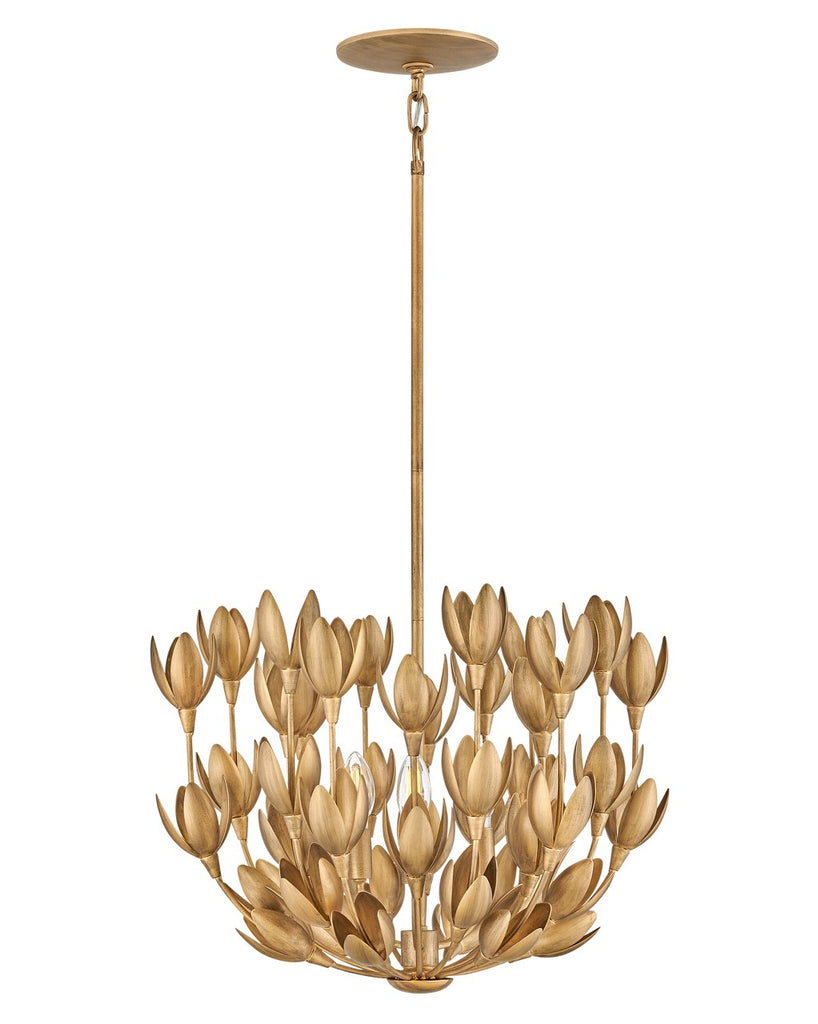 Buy the Flora LED Pendant in Burnished Gold by Hinkley ( SKU# 30011BNG )