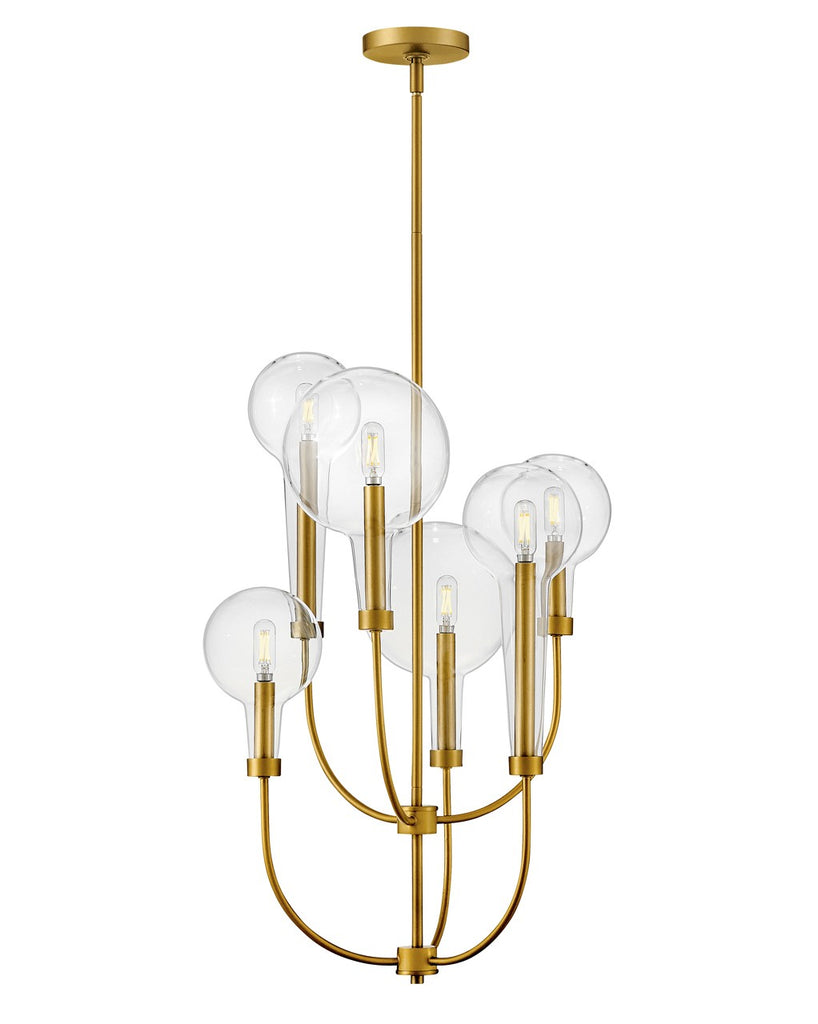 Buy the Alchemy LED Pendant in Lacquered Brass by Hinkley ( SKU# 30525LCB )