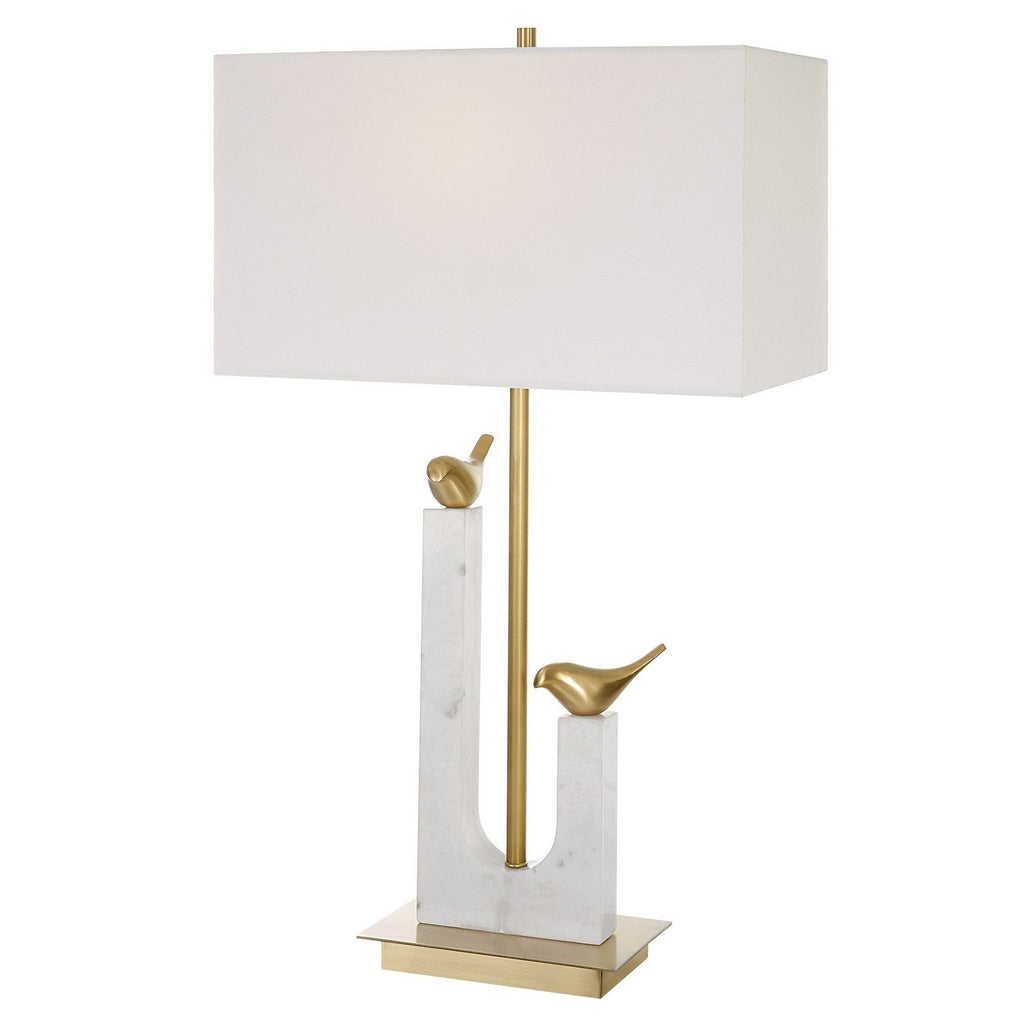 Songbirds One Light Table Lamp in Brushed Brass by Uttermost ( SKU# 30189 )