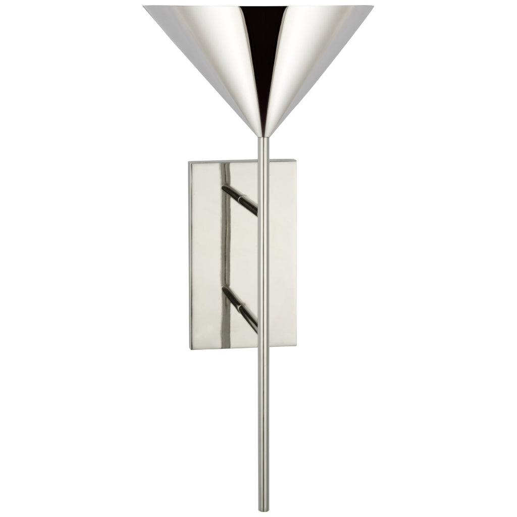 Buy the Orsay LED Wall Sconce in Polished Nickel by Visual Comfort Signature ( SKU# PCD 2202PN )