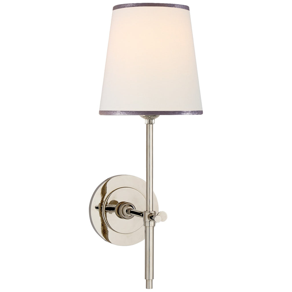 Buy the Bryant One Light Wall Sconce in Polished Nickel by Visual Comfort Signature ( SKU# TOB 2002PN-L/ST )