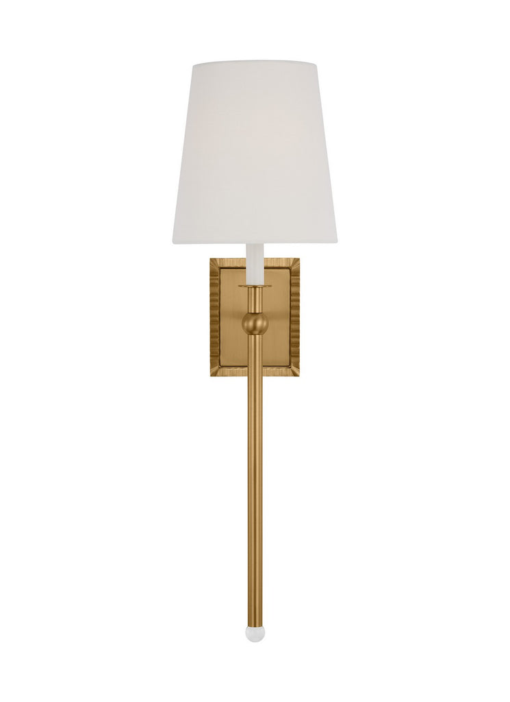 Buy the Baxley One Light Wall Sconce in Burnished Brass by Visual Comfort Studio ( SKU# AW1211BBS )