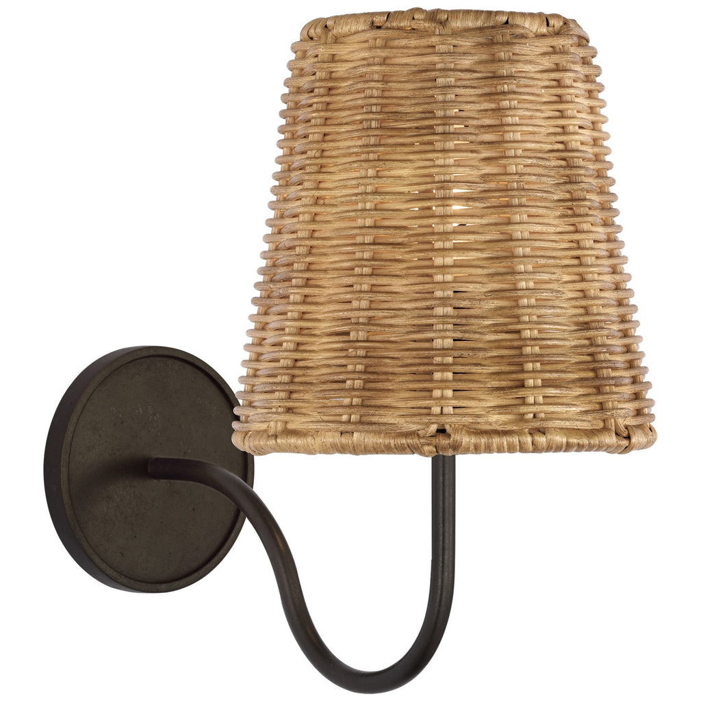 Buy the Lyndsie LED Wall Sconce in Aged Iron by Visual Comfort Signature ( SKU# AL 2000AI-NTW )