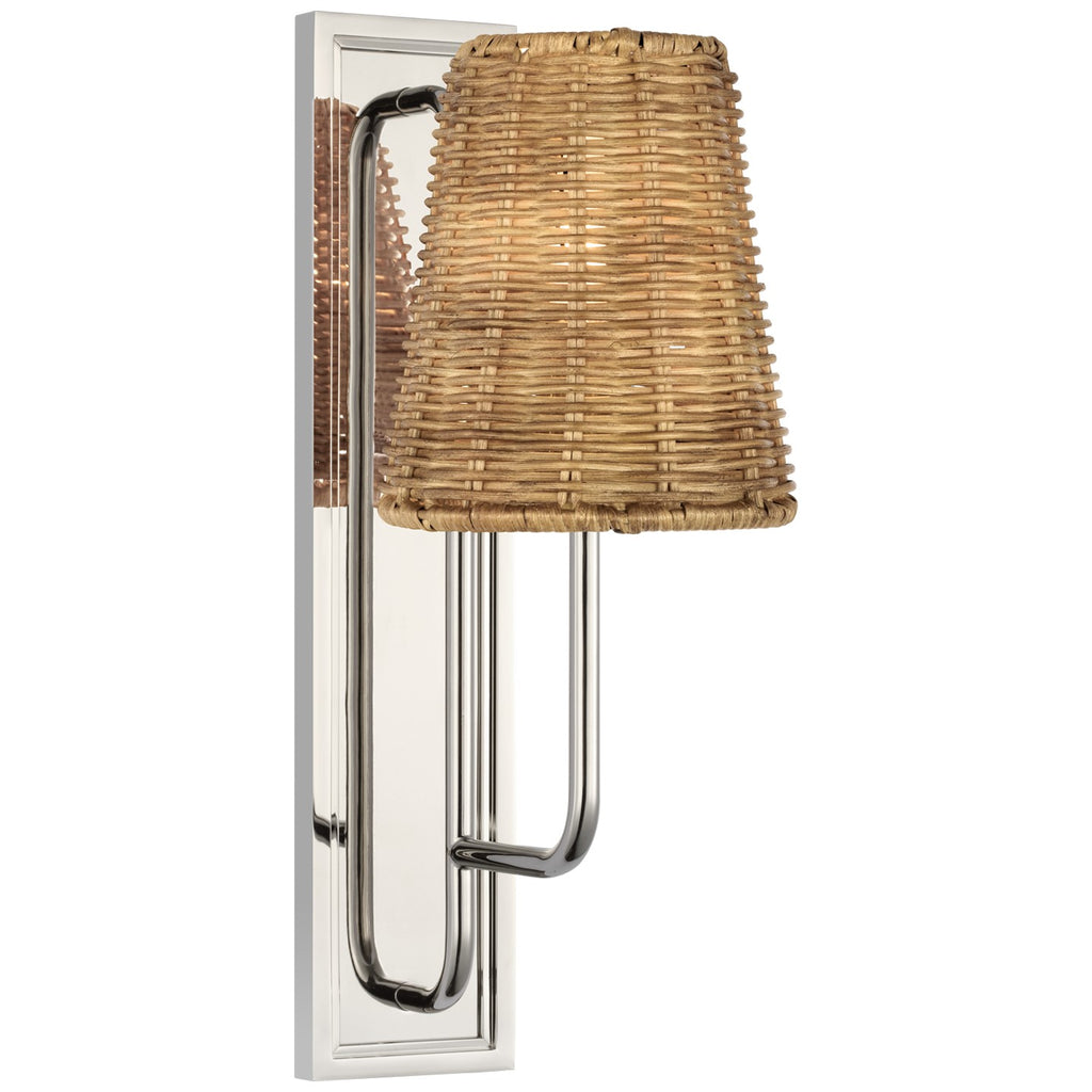 Buy the Rui LED Wall Sconce in Polished Nickel by Visual Comfort Signature ( SKU# AL 2060PN-NTW )