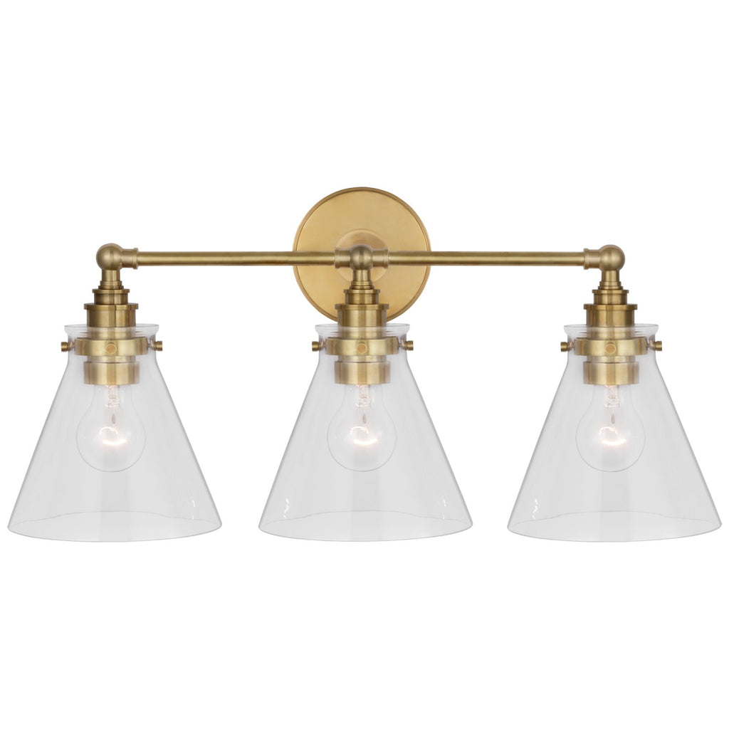 Buy the Parkington LED Wall Sconce in Antique-Burnished Brass by Visual Comfort Signature ( SKU# CHD 2529AB-CG )