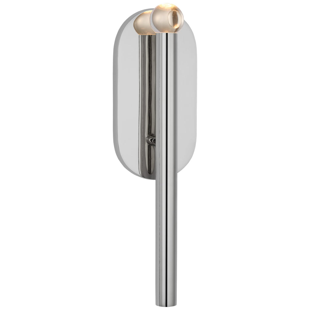 Buy the Rousseau LED Wall Sconce in Polished Nickel by Visual Comfort Signature ( SKU# KW 2281PN-CG )
