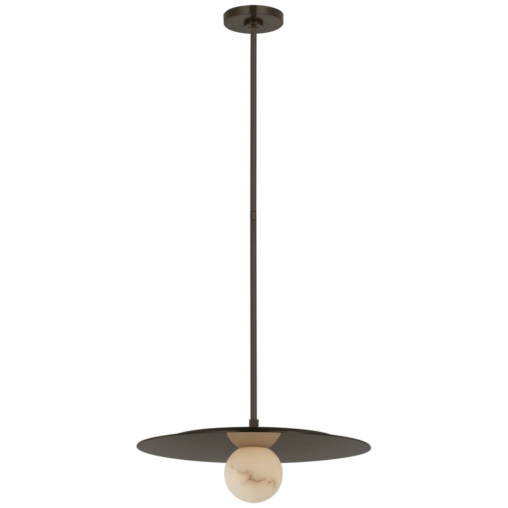 Buy the Pertica LED Pendant in Mirrored Bronze by Visual Comfort Signature ( SKU# KW 5526MBZ-ALB )
