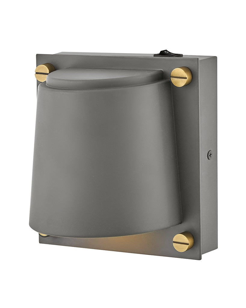 Buy the Scout LED Wall Sconce in Dark Matte Grey by Hinkley ( SKU# 32530DMG )