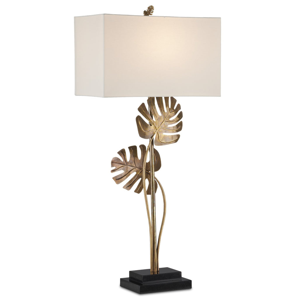 One Light Table Lamp in Antique Brass/Black by Currey and Company ( SKU# 6000-0881 )