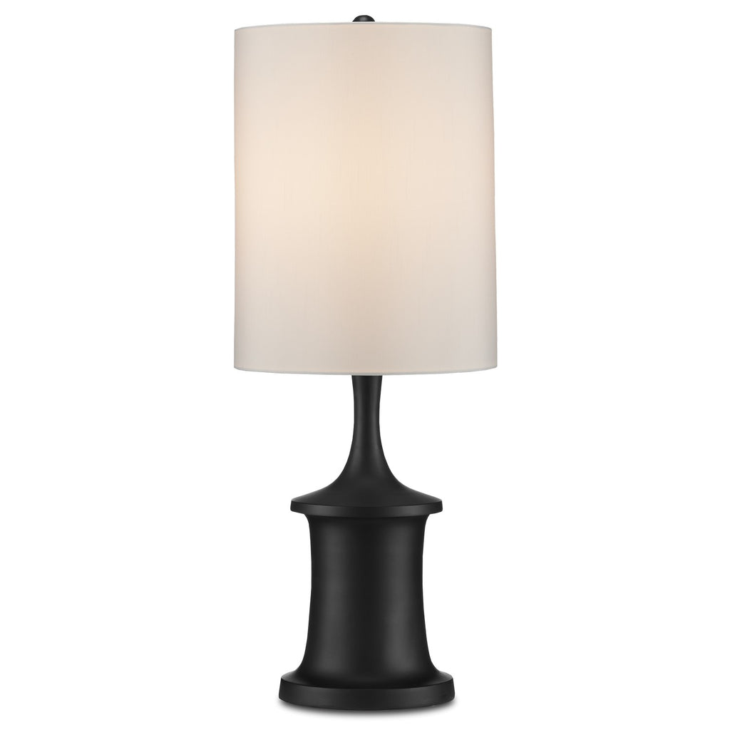 One Light Table Lamp in Matte Black by Currey and Company ( SKU# 6000-0889 )