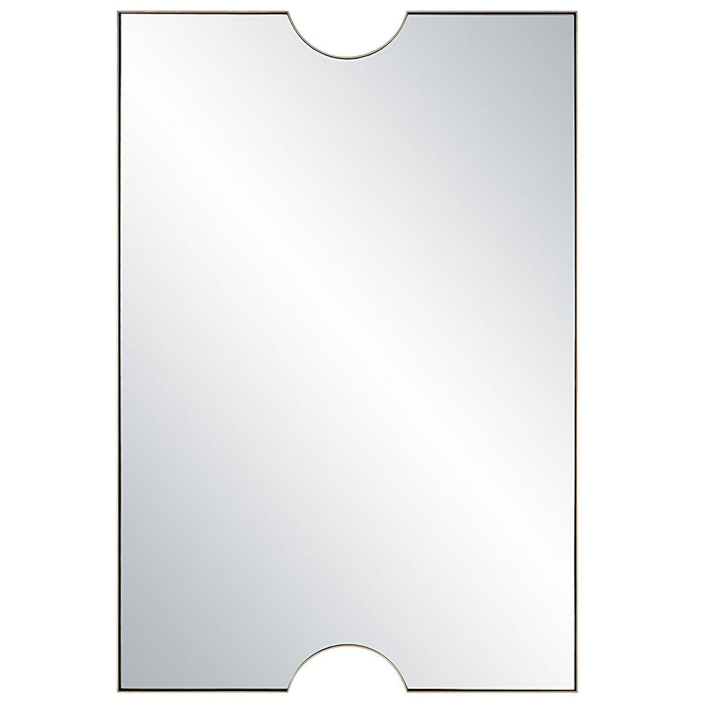 Ticket Mirror in Metallic Gold Leaf by Uttermost ( SKU# 09933 )