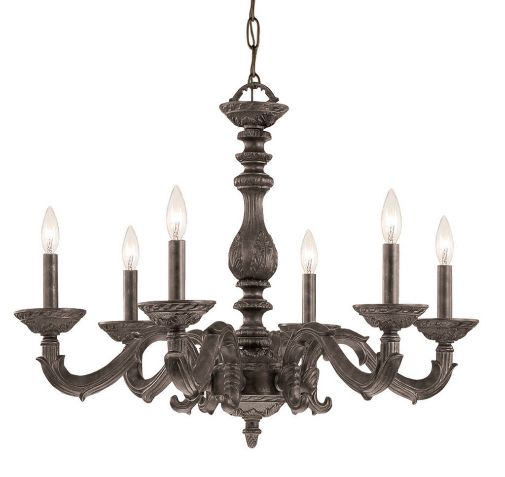 Buy the Paris Market Six Light Chandelier in Venetian Bronze by Crystorama ( SKU# 5126-VB )