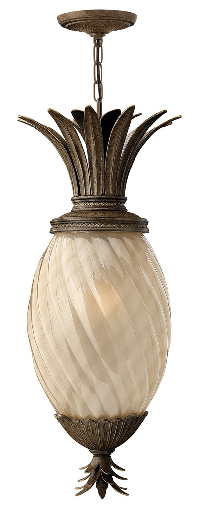 Buy the Plantation LED Hanging Lantern in Pearl Bronze by Hinkley ( SKU# 2122PZ )