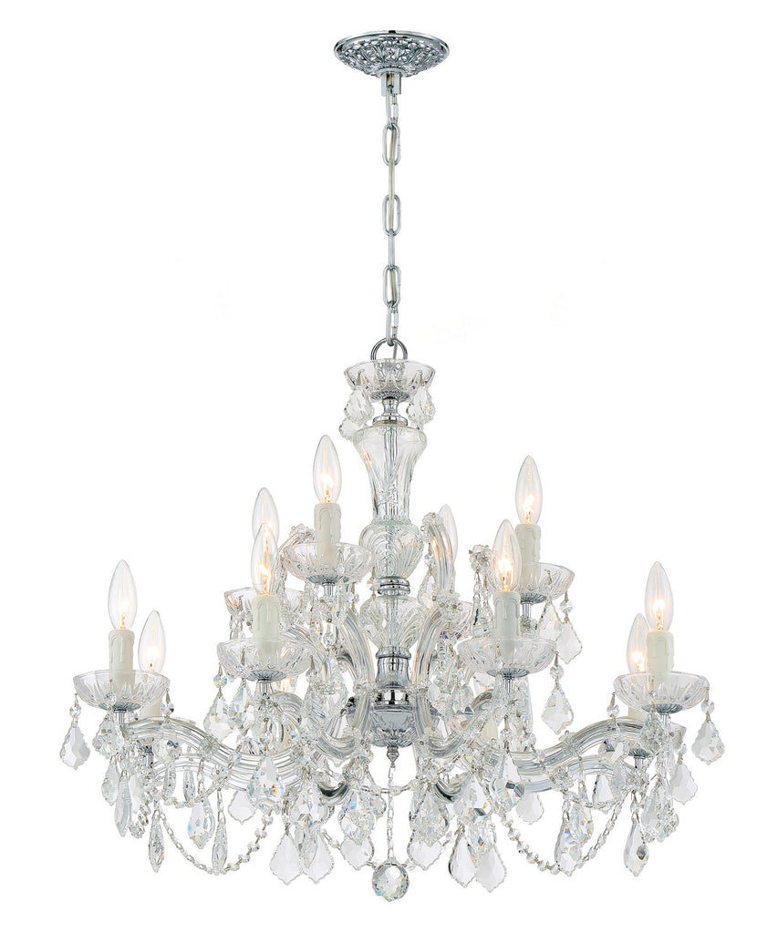 Buy the Maria Theresa 12 Light Chandelier in Polished Chrome by Crystorama ( SKU# 4479-CH-CL-SAQ )