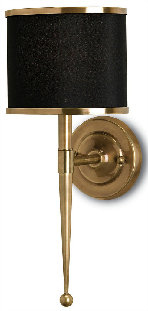 Buy the Primo One Light Wall Sconce in Brass by Currey and Company ( SKU# 5021 )