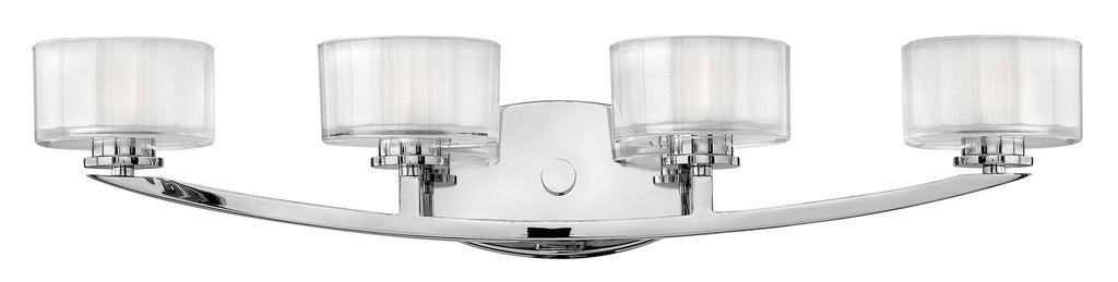 Buy the Meridian Four Light Vanity in Chrome by Hinkley ( SKU# 5594CM )