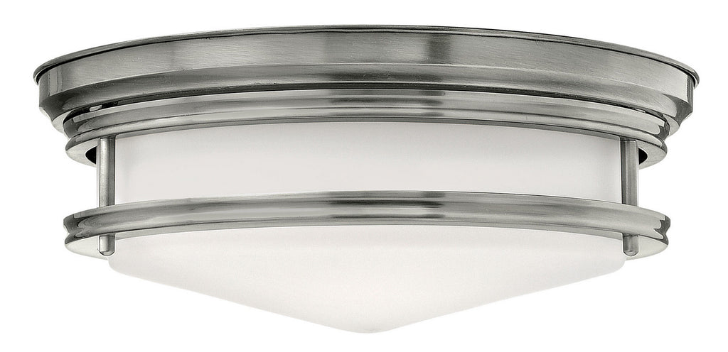 Buy the Hadley LED Flush Mount in Antique Nickel by Hinkley ( SKU# 3301AN )