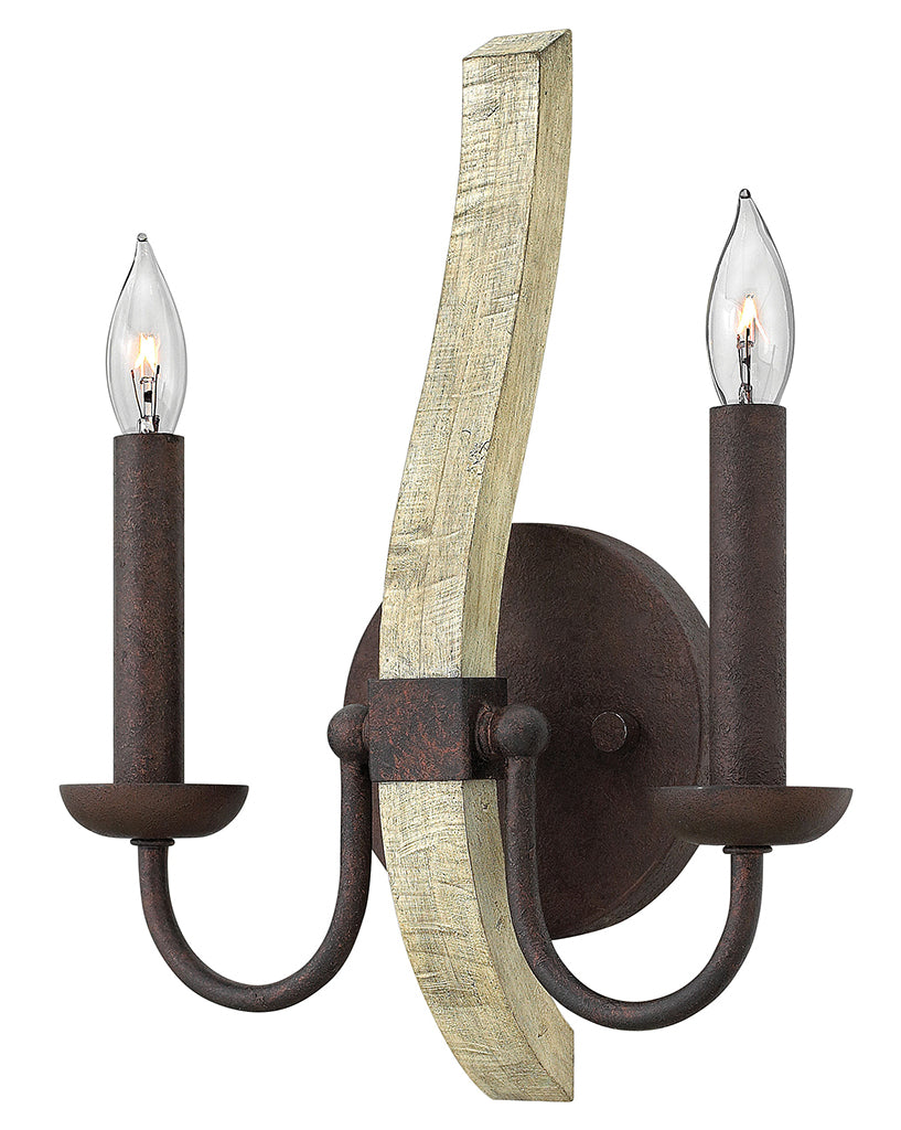 Buy the Middlefield LED Wall Sconce in Iron Rust by Fredrick Ramond ( SKU# FR40572IRR )