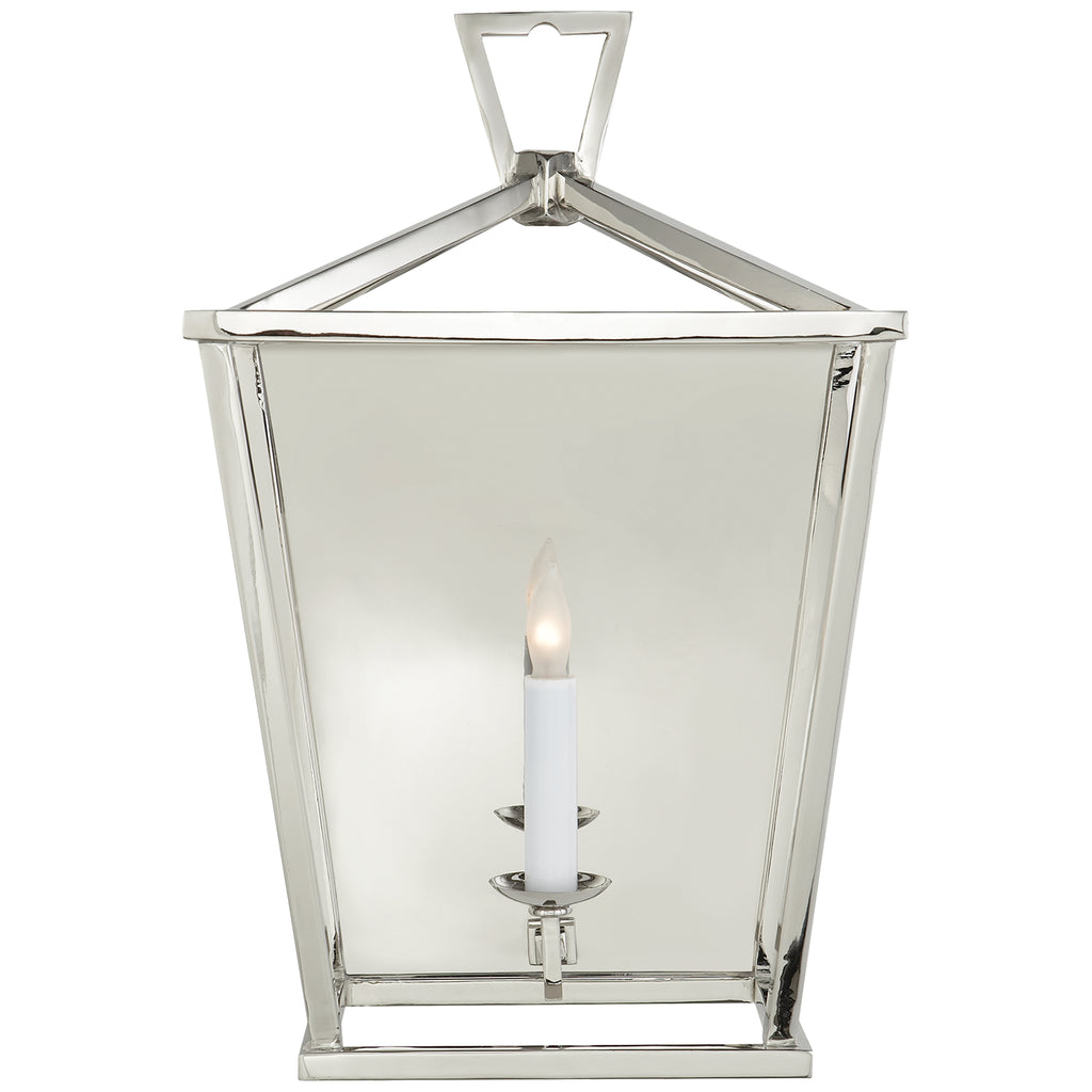 Buy the Darlana One Light Wall Sconce in Polished Nickel by Visual Comfort Signature ( SKU# CHD 2165PN )
