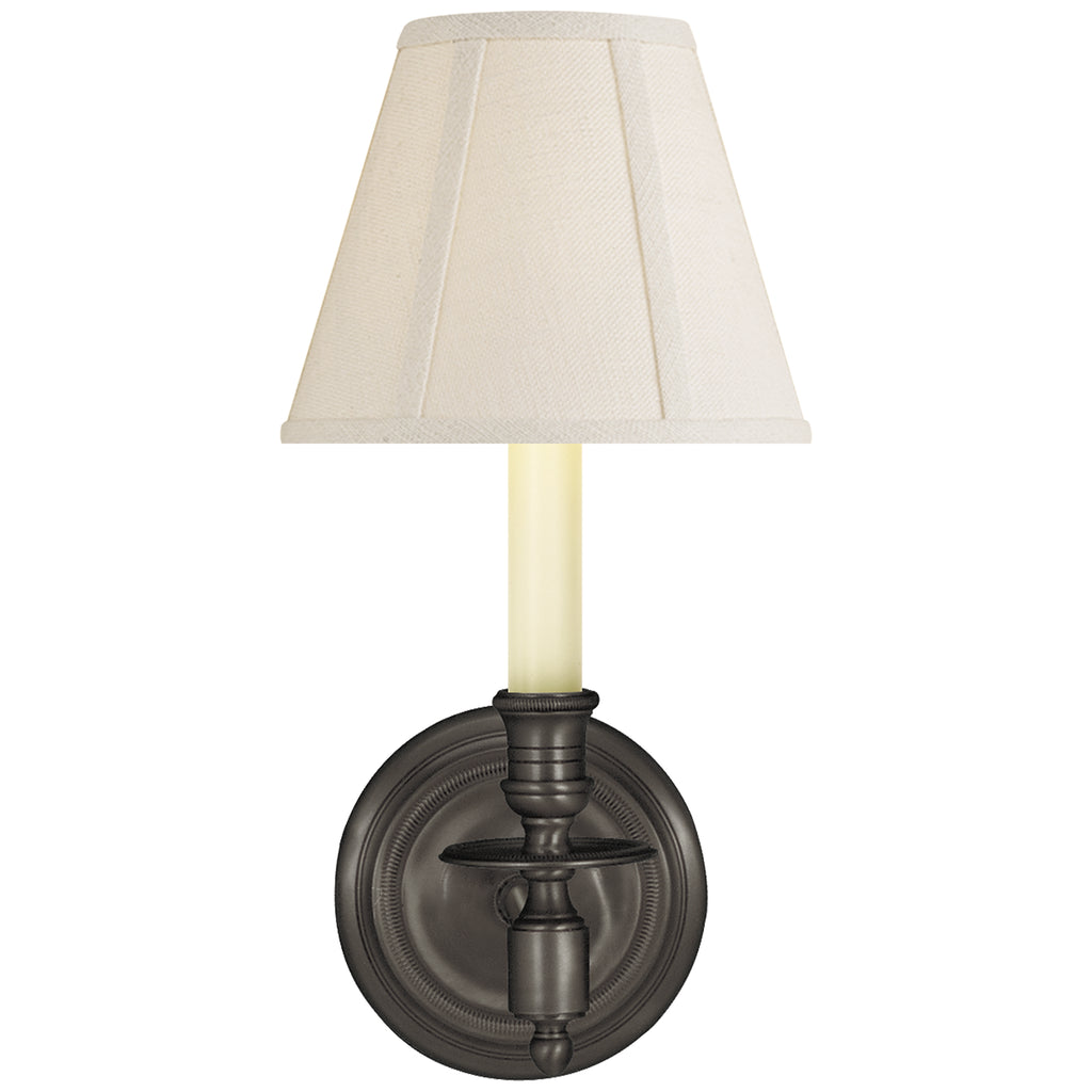 Buy the French Library2 One Light Wall Sconce in Bronze by Visual Comfort Signature ( SKU# S 2110BZ-L )