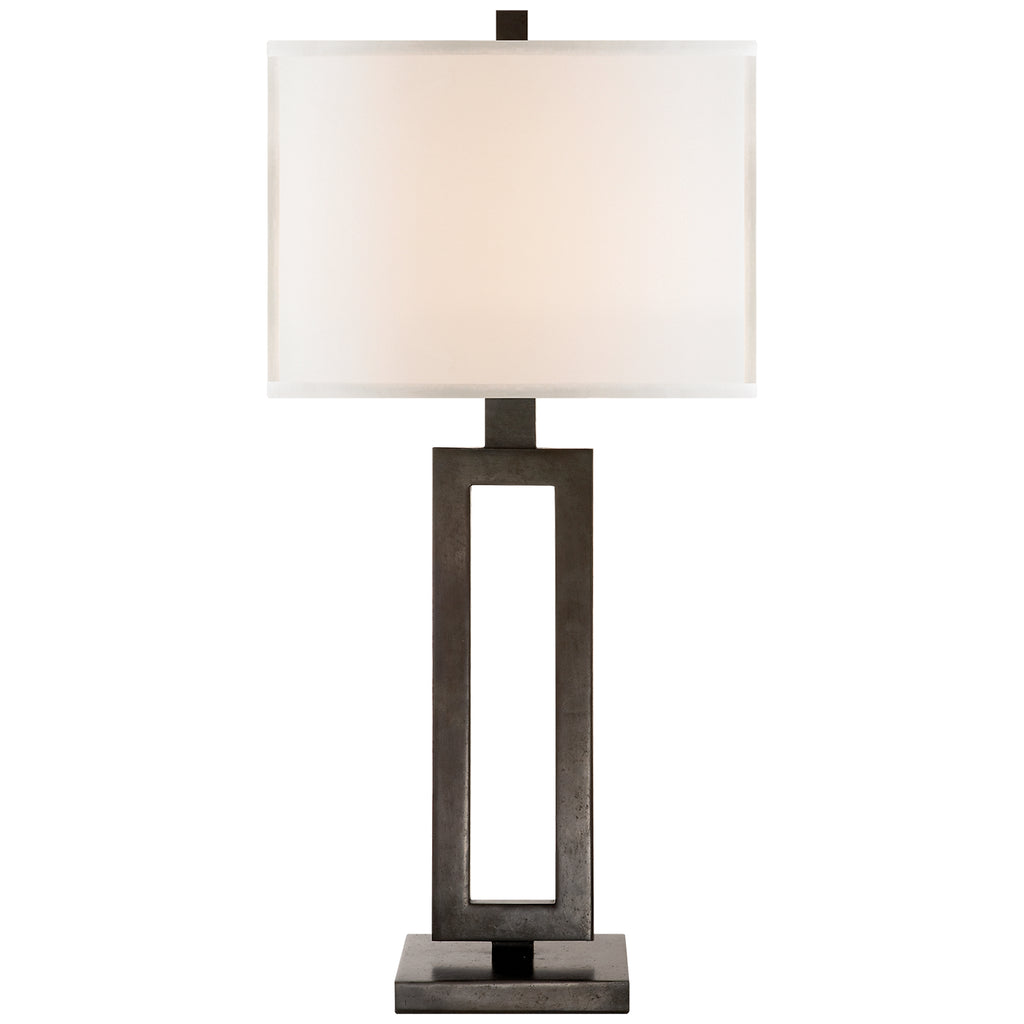 Buy the Mod One Light Table Lamp in Aged Iron by Visual Comfort Signature ( SKU# SK 3208AI-L )